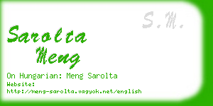 sarolta meng business card